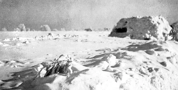 Снежный ДОТ на немецких позициях под Волоколамском Декабрь 1941 г Итоги - фото 11