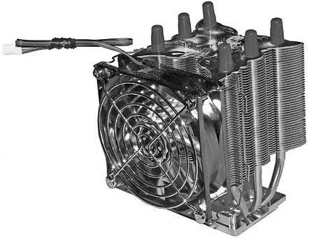 Рис 224Пример кулера на основе тепловых труб При этом вентилятор учитывая - фото 38