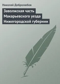 Николай Добролюбов - Заволжская часть Макарьевского уезда Нижегородской губернии