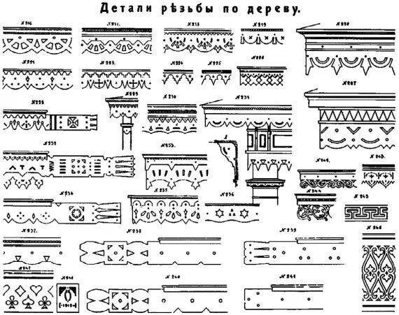 Образцы резных деревянных деталей для отделки домов Реклама XIX в Вопервых - фото 10