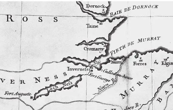Рис 5 Карта Шотландии 1755 года на которой указана большая область ROSS То - фото 5