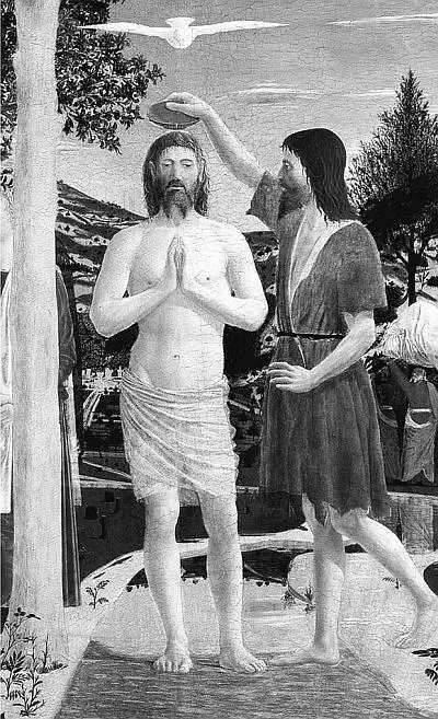 Рис 228 Крещение Христа Фрагмент Пьеро делла Франческа Якобы 14591460 - фото 84