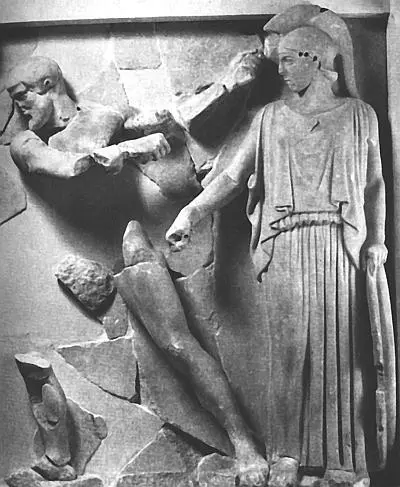 Рис 229 Геракл очищает конюшни Авгия Метопа храма Зевса Олимпия музей - фото 85