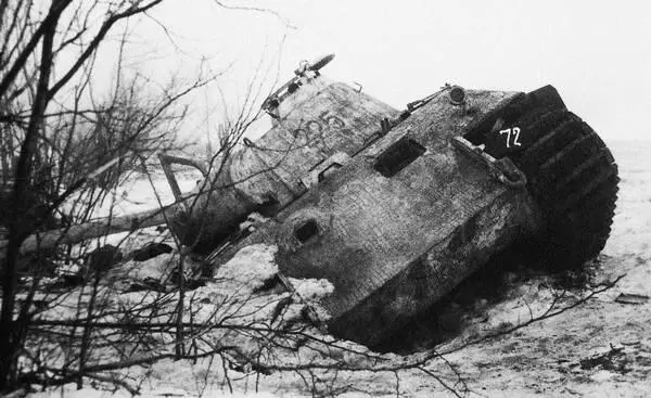 Танк PzV AusfA Panther застрявший и брошенный экипажем Район озера - фото 10
