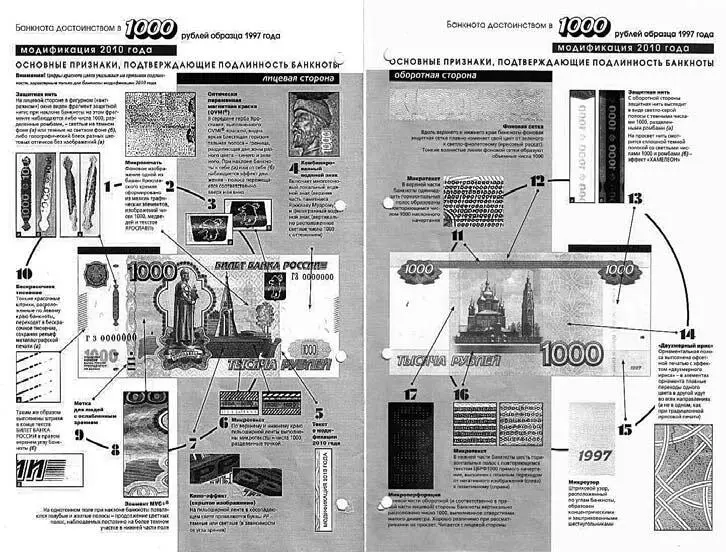 Рис 1127 Описание банкноты 1000 руб модификации 2010 г На этот раз в - фото 43