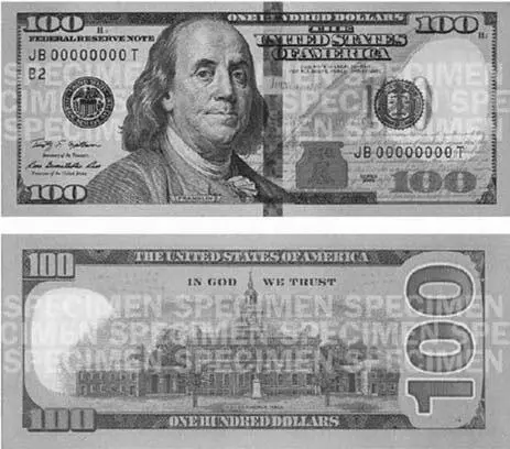 Рис 1138 Лицевая и оборотная стороны новой банкноты 100 долларов США На - фото 67