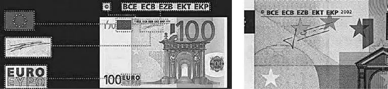 Рис 1141 Основные признаки евробанкнот Различные размеры и четкие - фото 71