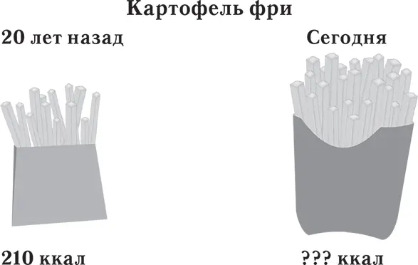 20 лет назад в стандартной порции картофеля фри было 210килокалорий ВОПРОС - фото 12
