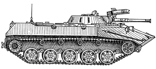 Рис 20 Боевая машина десанта БМД1 Компоновочная схема БМД1 - фото 20