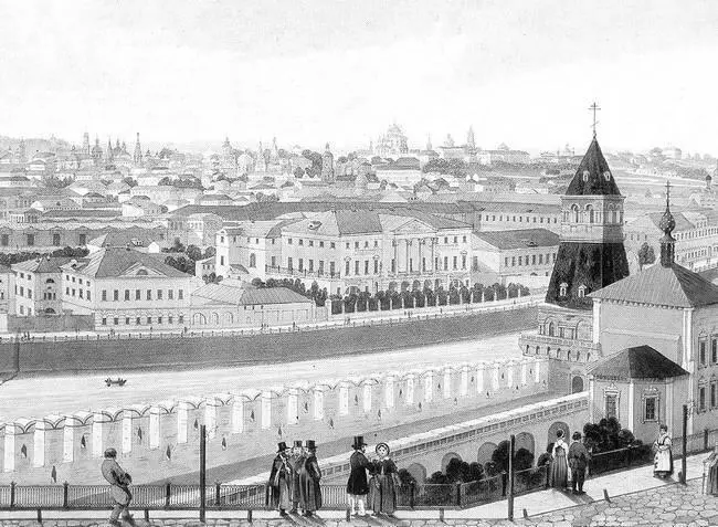 Вид Москвы из Кремля Литография Первая половина XIX века А в 1812 году - фото 28