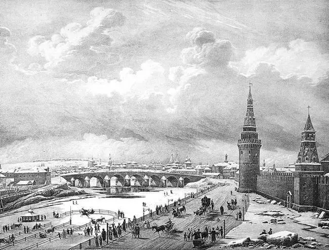 Каменный мост 1825 год Москва горячо любила императора Александра I который - фото 30