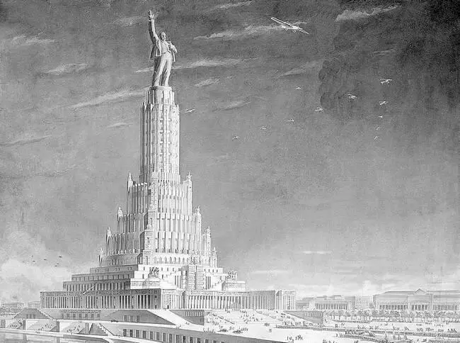 Дворец Советов в Москве Эскизный проект 19331935 годов В 1950х годах - фото 38