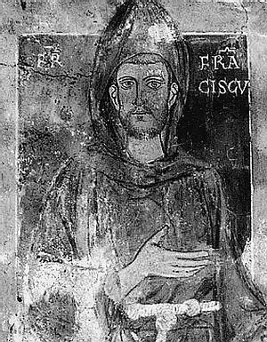 Франциск Ассизский Единственное прижизненное изображение сделанное на стене - фото 22