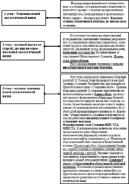 Схема строения мира на 1ом этапе освоения новой экологической ниши Рисунок - фото 23