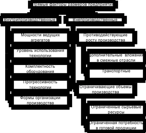 Рис 31 Факторы непосредственно влияющие на размеры промышленных предприятий - фото 3