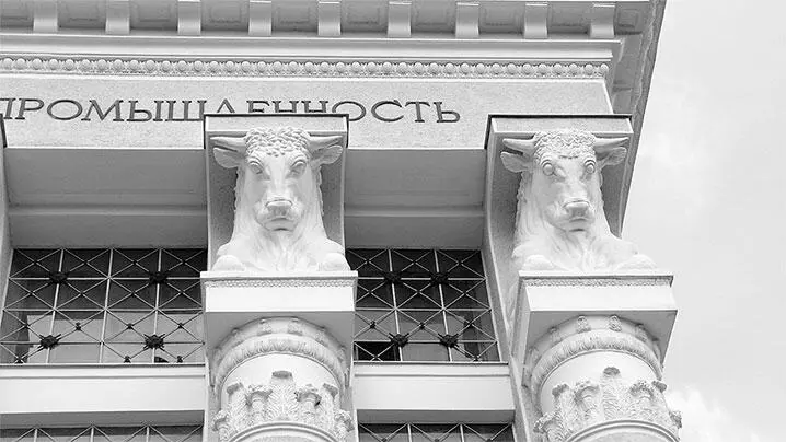 Завершения колонн в виде бычьих голов Капители с листьями аканта и рогами - фото 43