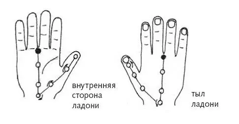 Рис 3 б в Бельчакры ладони Воздействие на короткие и легкодоступные - фото 13