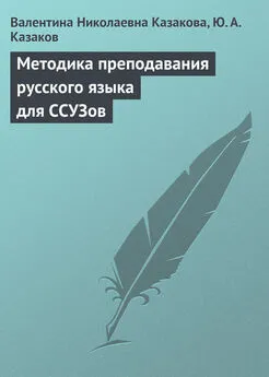 Валентина Казакова - Методика преподавания русского языка для ССУЗов