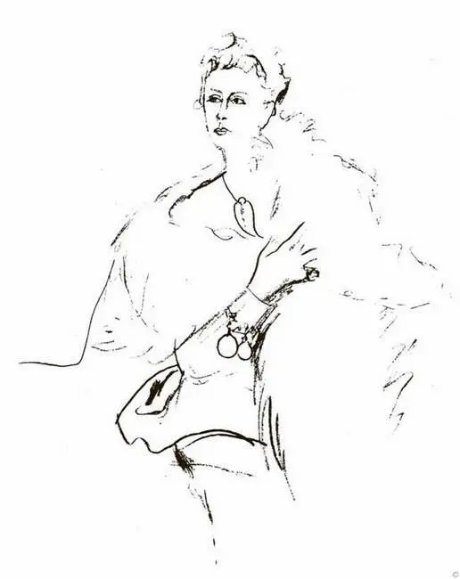Магги Руфф Рисунок П Эриа из альбома Тридцать кутюрье парижской моды для - фото 15