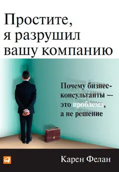 Карен Фелан - Простите, я разрушил вашу компанию. Почему бизнес-консультанты – это проблема, а не решение