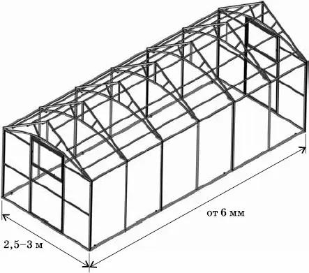 Рис 1Теплица домиком или коньковая Поскольку коньковые теплицы значительно - фото 1