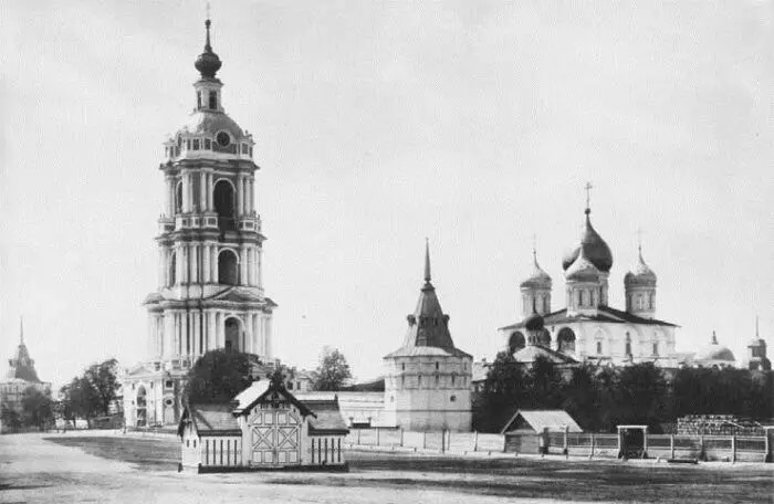 Новоспасский монастырь 1882 г Перенос столицы за что Петр Великий Москву - фото 21