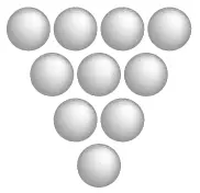 Переложите всего три шарика так чтобы получился точно такой же треугольник но - фото 12