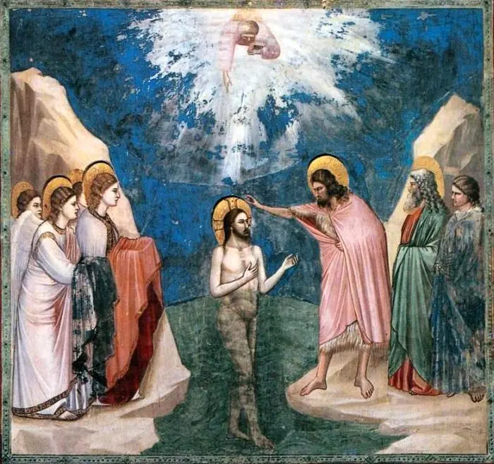 Крещение Христа Джотто 13031313 гг Капелла дель Арена Падуя Праздник - фото 44