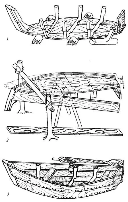 Рис 7 Плоскодонная деревянная лодка 1 изготовление днища 2 наращивание - фото 7