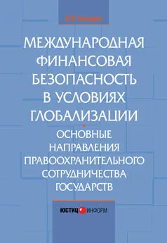 Елена Кондрат - Международная финансовая безопасность в условиях глобализации. Основные направления правоохранительного сотрудничества государств