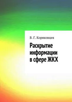 Василий Коряковцев - Раскрытие информации в сфере ЖКХ