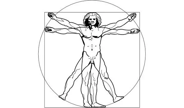Рисунок 2 Попробуем представить что на рисунке Витрувианского человека - фото 3
