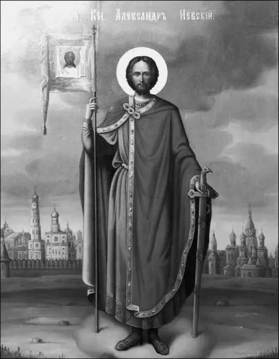 Икона Святого благоверного князя Александра Невского Посещение - фото 36