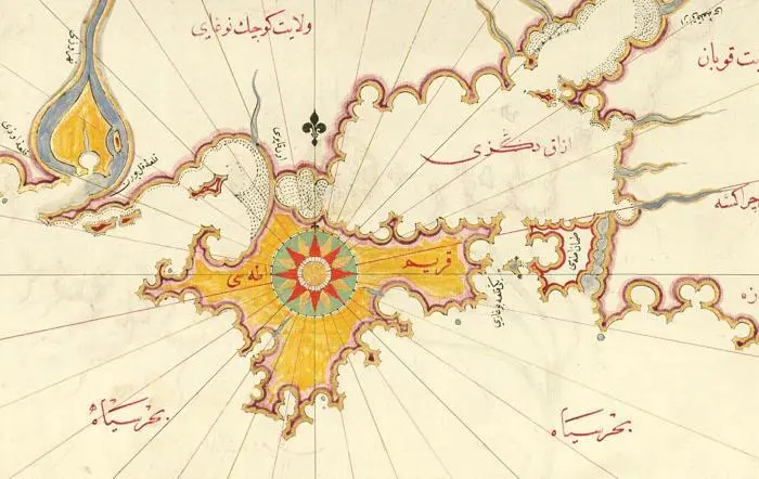 Турецкая карта Крыма 1520х годов фрагмент С 1507 года начались набеги татар - фото 22