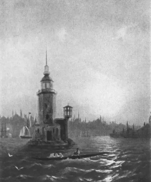 Иван Айвазовский Вид Леандровой башни в Константинополе 1848 Рисунок - фото 17