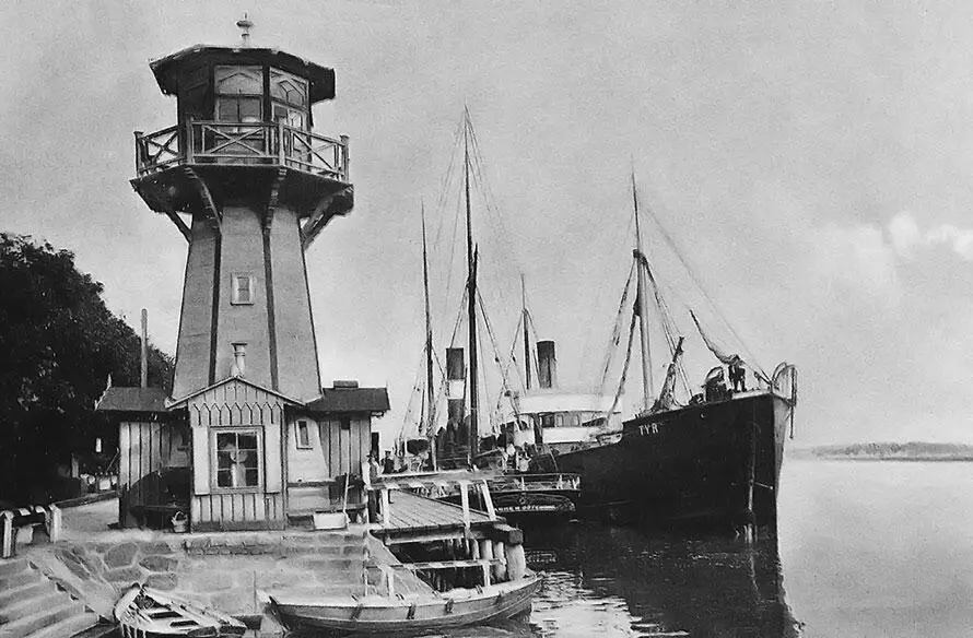 Смотровая башня в Пиллау 1909 год В Пиллау на солидную основу было поставлено - фото 28