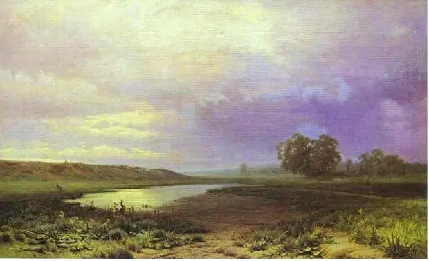 Васильев Мокрый луг 1872 Картина Васильева Мокрый луг построена на - фото 12