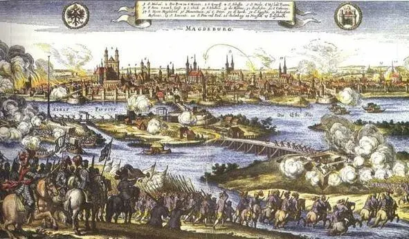 Рис 10 Иоганн Абелин Осада Магдебурга 1634 г 19 июня 1631 г н с - фото 2