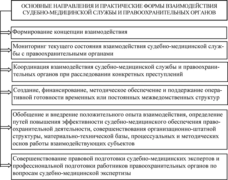 Схема 6 Научнопрактическая система взаимодействия судебномедицинской службы - фото 6