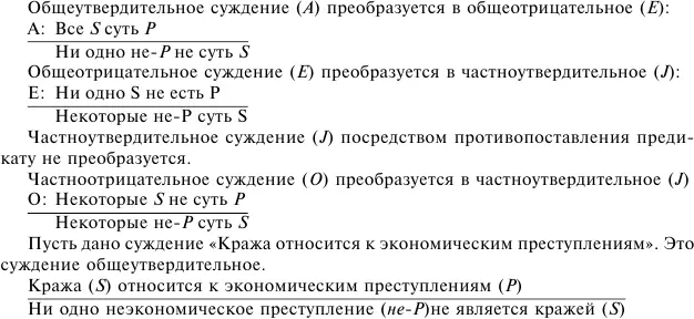 424 Противопоставление субъекту Это преобразование суждения в результате - фото 46