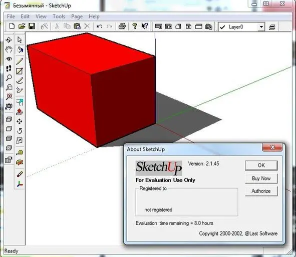 Интерфейс одной из первых версий SketchUp В 2006 г Last Software прекратила - фото 1