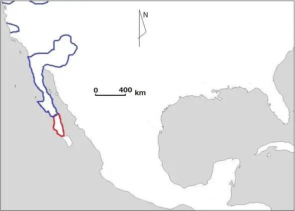 Pic1 Map representing location of hypothetical Hokan stock blue and Waicuri - фото 1