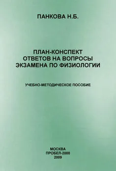 Наталия Панкова - План-конспект ответов на вопросы экзамена по физиологии