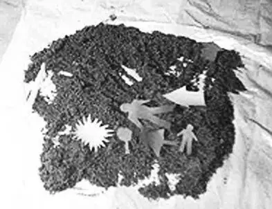 Рис 3 Домик из песка Техника Творческая работа по мотивам сказки часто - фото 3