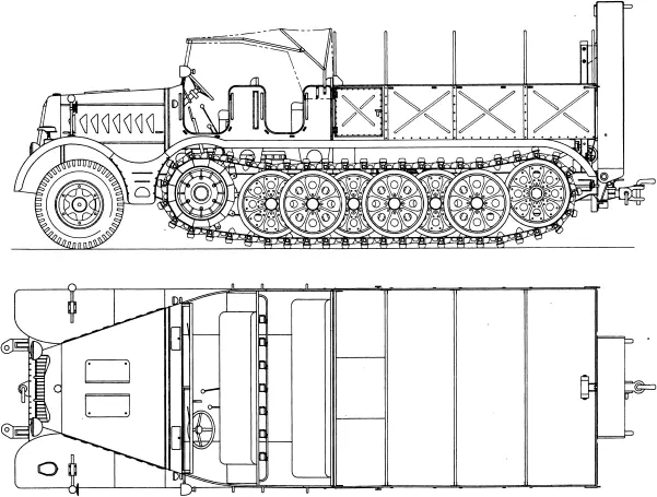 Тягач SdKfz9 с кормовым упором Немецкие дивизии имели достаточно эффективные - фото 31