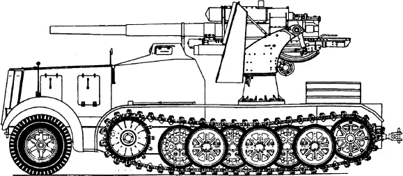 Первый германский экспромт для борьбы с танками КВ лето 1941 г 88см - фото 32