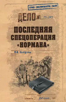 Михаил Болтунов - Последняя спецоперация «Нормана»