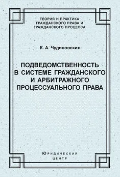Константин Чудиновских - Подведомственность в системе гражданского и арбитражного процессуального права