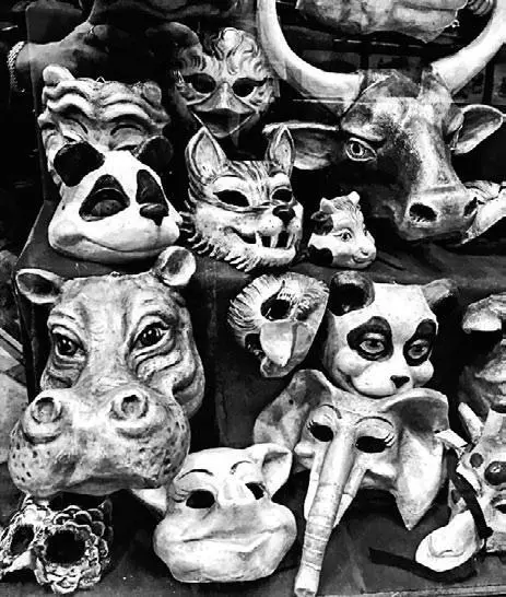 Маски животных Без маски из Венеции не уезжал никто - фото 31