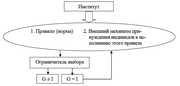 Рис3 Институт как базовая единица анализа и его компоненты Схематичное - фото 3
